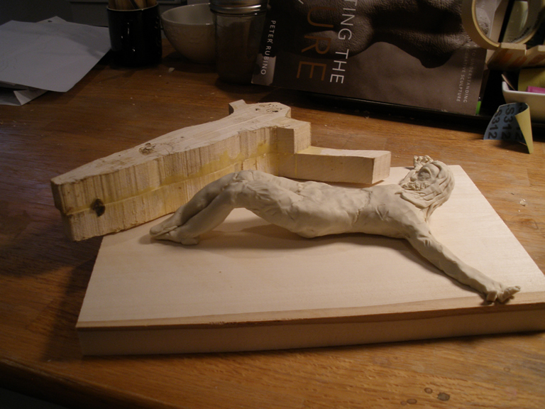 crucifix carving pattern